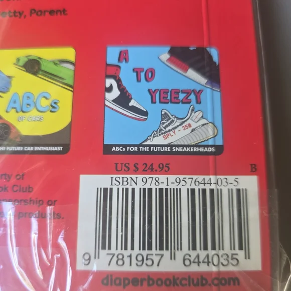 Rolex Children's Board Book in Bright Red with Blue Accents - Picture 3 of 3